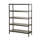 Cal-Mil 23414-48-83 Merchandiser Rack, 48"W X 16"D X 72"H (4) Tier, Ashwood 1 image