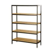 Cal-Mil 23414-48-99 Merchandiser Rack, 48"W X 16"D X 72"H (4) Tier, Madera 1 image
