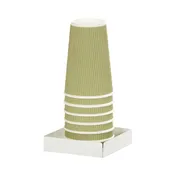 Cal-Mil 23825-15 Juno Condiment Holder, 4.5"W X 4.5"D X 1"H, White Powder-Coated Metal 2 image