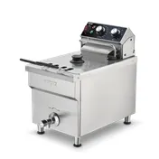 Waring WDF1700 Countertop Electric Deep Fryer, Full Pot, 15 Ibs, 120V, Stainless Steel 2 image