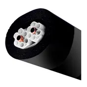 Perlick 4303-2 Trunk Housing, 2 x 5/16" Lines, 1/2" Coolant, Black PVC Wrap, Sold Per Foot 1 image