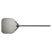 Browne USA 246590 Pizza Peel, Sq 18" X 16" Perforated Hard-Anodized Aluminum Blade, 59" Length 1 image