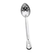 Browne USA 4752 Renaissance Serving Spoon, 11" Length, Stainless Steel, Satin, Grooved Handle 1 image