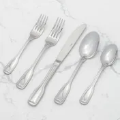 Browne USA 502202 - Lafayette Dessert Spoon, 7-3/10" , 18/0 Stainless Steel Mirror - Dozen 2 image