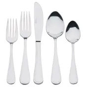 Browne USA 502502 Celine Dessert Spoon, 7-3/10" Oval, 18/0 Stainless Steel, Mirror - 1 Dozen 2 image