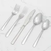 Browne USA 503802 Dessert Spoon - 7-1/2" Mirror 18/0 Stainless Steel, 7"-8" Length - Dozen 2 image