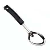 Browne USA 572331 - 13" Serving Spoon, Stainless Steel, Black Insulated Handle, Hanging Hole, 1.5 mm 1 image