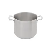Browne USA 5723910 Stock Pot, 9.6 Qt, 9.5" Dia x 7-4/5" H, Stainless Induction-Ready, NSF, Handles 1 image