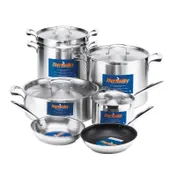 Browne USA 5723920 Thermalloy Stock Pot, 20 Qt., 12-1/2" Dia x 10.3" H, Induction, -1/4" Al Core, NSF 2 image