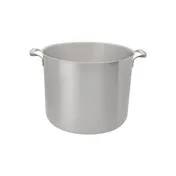 Browne USA 5723980 80-Qt Stock Pot, 19-1/2"x15-4/5" H, S/Al Core, Natural, Induction, Handles 1 image
