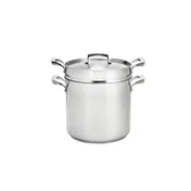 Browne USA 5724072 Double Boiler Set, 12 Qt 10-1/4" Pot with Insert & Cover, Core, Induction Ready 1 image