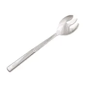 Browne USA 573156 Serving Spoon- 11"-3/5" Notched Handle, 2.5 mm Thick Stainless Steel, Mirror 1 image