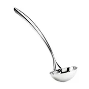 Browne USA 573170 Eclipse Serving Ladle, 6-8 oz, 15", Tapered Handle, 18/8 Stainless Steel 1 image
