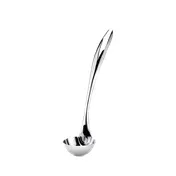 Browne USA 573184 Eclipse Ladle 10" Mirror 18/8 Stainless, 1-1/2 oz, Stay-Cool Curved Handle 1 image