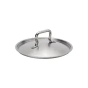 Browne USA 5734124 9-2/5" Stainless Steel Lid, Riveted Handle, NSF - Fits 5734035/5734037/5733908 1 image