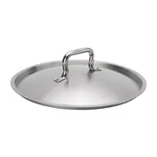 Browne USA 5734136 Pot Cover, 14-1/5" Steel Lid with Self-Basting Handle - Fits 5733932 & 5734014 1 image