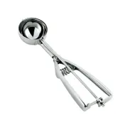Browne USA 573430 Ice Cream Disher, 1.3 oz, Stainless Steel Squeeze Handle 1 image