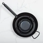 Browne USA 573742 Fry Pan, 11-4/5" x 2-1/4" Black Steel, Handle, NonStick, Induction, Oven Safe 2 image