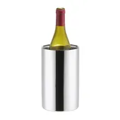 Browne USA 57513 Wine Cooler, 50 oz 1 Bottle Double-Wall, 4.5" Dia x 7.8" H, 18/10 Stainless Steel 1 image