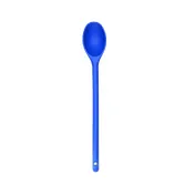 Browne USA 57538203 - Serving Spoon, 12" Nylon Spoon, Blue Handle, Heat Resistant 390°F (200°C) 1 image