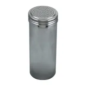 Browne USA 575675 Dredge, 22-Oz Stainless Steel Shaker, 2-3/4" Dia x 7-1/2" H, Lid, 1.9 mm Holes 1 image