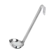 Browne USA 575727 Demi Ladle - 1 oz, 5-4/5" Length, Stainless Steel, Reinforced Grooved Handle 1 image