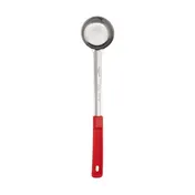 Browne USA 5757420 Control Spoon - 2 oz, 10-4/5" Steel, Red Handle, Heat-Resistant 392°F 1 image