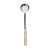 Browne USA 5757430 Portion Spoon - 3 oz, 10-4/5" Length, Beige Handle, Steel, Heat-Resistant 392°F 1 image