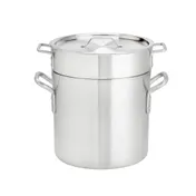 Browne USA 5813216 Thermalloy Double Boiler, 3-Piece 16 Qt (11-3/10" x 9-3/10") Aluminum Multi-Fuel 1 image