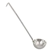 Browne USA 7743 Ultra Ladle - 3 oz, 10" Length, 1-Piece Construction, 18/8 Stainless Steel 1 image