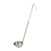 Browne USA 994112WH Ladle, 1-1/2 oz, 10-4/5" Length, White Stainless Steel, Heat-Resistant 392°F 1 image