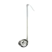 Browne USA 9944GRY - 4 Oz Gray Stainless Steel Ladle, 12.8" Length, 392°F Heat-Resistant 1 image