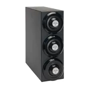 Dispense-Rite SLR-S1-3BT Dispenser Black PS 19.5H x 6.75W x 18.25D, Holds 4-24 oz Rim 2-1/2"-3-7/8" 2 image