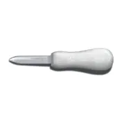 Dexter 10843 Oyster Knife, 2-3/4" New Haven Pattern, DEXSTEEL Blade, White Handle, NSF 1 image