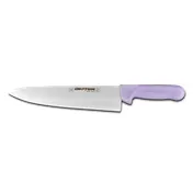 Dexter 12443P - 8" Chef Knife, Carbon Steel Blade, Purple Polypropylene Handle, NSF 1 image