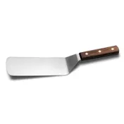 Dexter 16381 8" X 3" Offset Stainless Steel Cake Turner, Walnut Wood Handle, Made in USA 1 image