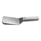 Dexter 16383 Hamburger Turner, 6" X 3" Stainless Steel Blade, White Handle, Offset Design 1 image