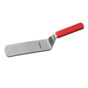 Dexter 19693R - Sani-Safe 8" x 3" Stainless Cake Turner, Textured Blade, Red Handle, Made in USA 1 image