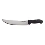 Dexter 24073B Cimeter Steak Knife, 10" Blade, Black Handle With Rubber Grip, DEXSTEEL Steel 1 image
