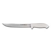 Dexter 24263 Slicer Knife, 9" White Rubber Handle, High-Carbon Steel, NSF, Made In USA 1 image