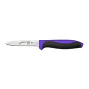 Dexter 36000P Paring Knife - 3-1/2" Spear Point, Carbon DEXSTEEL Steel Blade, Purple Plastic Handle 1 image