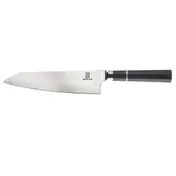 Mercer M13775 Chef Knife - 8" Ebony Wood Handle, Damascus Blade, HRC 62, Tang, High Carbon Steel 1 image