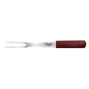 Mercer M18380 Hell's Handle Cook’s Fork, 8" 13-1/2" Plastic Handle, Steel, 450°F Heat-Resist, NSF 1 image
