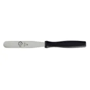 Mercer M18840P Stainless Steel Turner - 4-1/4" Blade, 9-1/4" Overall, Black Slip-Resistant Handle 1 image