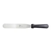 Mercer M18860P - 8" x 1-3/8" Stainless Steel Turner, 13" Length, Black Handle, NSF Dishwasher Safe 1 image