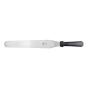 Mercer M18870P - 12" x 1" Stainless Steel Turner, 17" Length, Black Handle, NSF/Dishwasher Safe 1 image