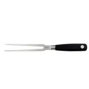 Mercer M21046 Genesis Carving Fork - 7" Blade, 11-3/4" Length, Carbon Steel, Santoprene Handle 1 image
