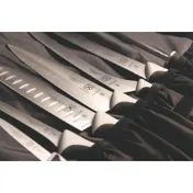 Mercer M21821WH Millennia 8-Piece Knife Roll Set, White Santoprene, 3.5"-10" Blades, NSF - 1/Bag 2 image