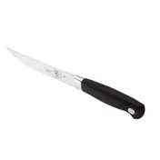 Mercer M21921 Forged 5" Serrated Steak Knife, 9-3/8" Black Santoprene Handle, Carbon German Steel 2 image