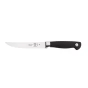 Mercer M21921 Forged 5" Serrated Steak Knife, 9-3/8" Black Santoprene Handle, Carbon German Steel 1 image
